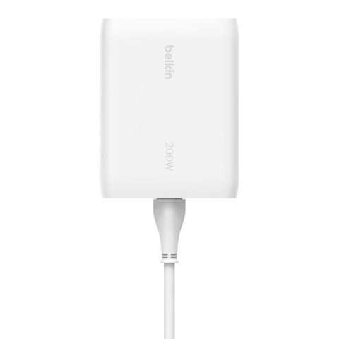 Ładowarka Belkin BoostCharge Pro 4-Port USB-C PD 3.1 GaN Charger 200W White Ładowarka Belkin BoostCharge Pro 4-Port USB-C PD 3.1 GaN Charger 200W White