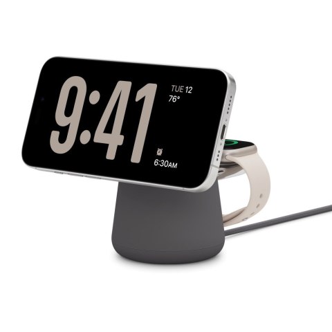 Ładowarka bezprzewodowa Belkin BoostCharge Pro 2-in-1 Wireless Charging Dock with MagSafe iPhone/Apple Watch 15W Black Ładowarka bezprzewodowa Belkin BoostCharge Pro 2-in-1 Wireless Charging Dock with MagSafe iPhone/Apple Watch 15W Black