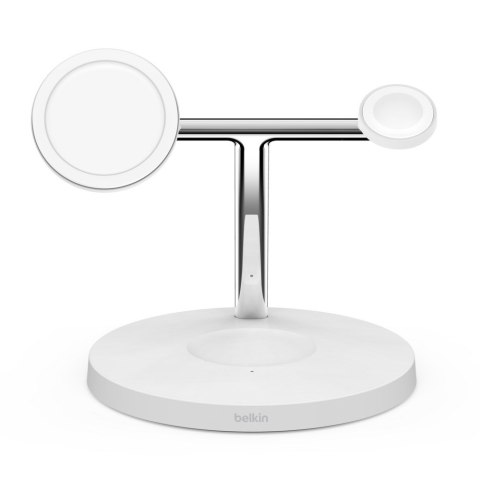 Ładowarka bezprzewodowa Belkin BoostCharge Pro 3-in-1 Wireless Charger with Official MagSafe Charging iPhone/Apple Watch/AirPods Ładowarka bezprzewodowa Belkin BoostCharge Pro 3-in-1 Wireless Charger with Official MagSafe Charging iPhone/Apple Watch/AirPods