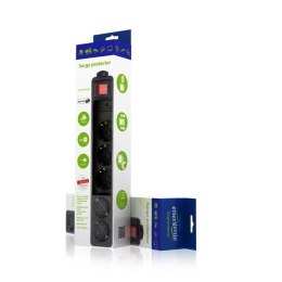 ENERGENIE Listwa zasilająca ENERGENIE SPG5-C-10 (5 x VDE; 3m; kolor czarny)