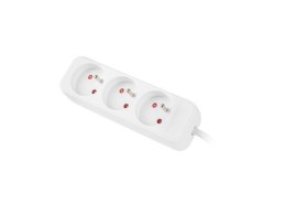 Lanberg Przedłużacz Lanberg PS0-03E-0150-W (1,5m; kolor biały)