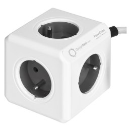 Allocacoc Przedłużacz allocacoc PowerCube Extended 2300GY/FREXPC (1,5m; kolor szary)