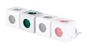Allocacoc Przedłużacz allocacoc PowerCube Original 2100GN/FRORPC (kolor zielony)
