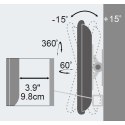 TECHly TECHLY UCHWYT ŚCIENNY TV LED/LCD 13-30 CALI 23KG O