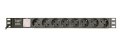 GEMBIRD GEMBIRD LISTWA ZASILAJĄCA RACK 19" PDU EG-PDU-014-C14 1U, 10A, 8X SCHUKO, WTYK C14, KABEL 3M GEMBIRD GEMBIRD LISTWA ZASILAJĄCA RACK 19" PDU EG-PDU-014-C14 1U, 10A, 8X SCHUKO, WTYK C14, KABEL 3M