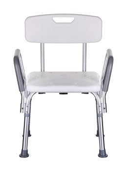 ActionMed Krzesło prysznicowe z oparciem i podłokietnikami