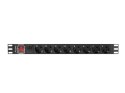 Lanberg LANBERG LISTWA ZASILAJĄCA RACK PDU 19" (1U, 16A, 8X SHUKO, 2M, CZARNA) PDU-08F-0200-BK