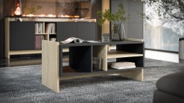 Cama MEBLE Ława/stolik PORTO 100x50x46 dąb/czarny