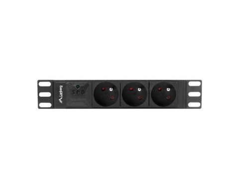 Listwa RACK Lanberg PDU-03E-0200-BK (3 x Typ E; 16 A (3680 W); 2m; kolor czarny) Listwa RACK Lanberg PDU-03E-0200-BK (3 x Typ E; 16 A (3680 W); 2m; kolor czarny)