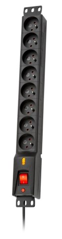 Lestar Listwa zasilająca Lestar LXARM 810 G-A K.:CZ 3M (3m; kolor czarny)