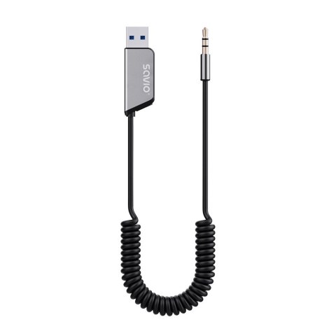 SAVIO TRANSMITER AUX, USB, BLUETOOTH 5.3, FUNKCJA ZESTAWU GŁOŚNOMÓWIĄCEGO, TR-16 SAVIO TRANSMITER AUX, USB, BLUETOOTH 5.3, FUNKCJA ZESTAWU GŁOŚNOMÓWIĄCEGO, TR-16