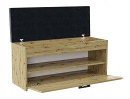 TOP E SHOP Szafka na buty ze schowkiem PARMA 100x35xH49 artisan