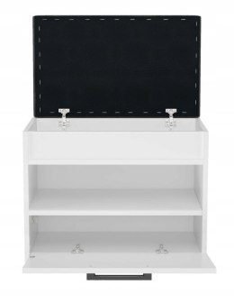 TOP E SHOP Szafka na buty ze schowkiem PARMA MINI 60x35xH49 biel