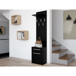 TOP E SHOP WIESZAK SZAFKA NA BUTY DUO CZERŃ MAT