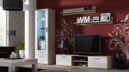 Cama MEBLE Zestaw SOHO 1 (RTV180 + Wit S1 + Półki) DS/BI POŁ