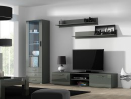 Cama MEBLE Zestaw SOHO 1 (RTV180 + Wit S1 + Półki) SZ/SZ POŁ