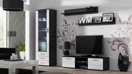 Cama MEBLE Zestaw SOHO 7 (RTV140 + Wit S1 + Półki) CZ/BI POŁ
