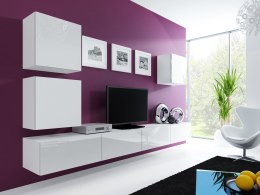 Cama MEBLE Zestaw VIGO 22 biały/biały połysk