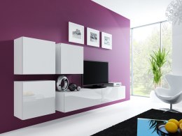 Cama MEBLE Zestaw VIGO 23 biały/biały połysk