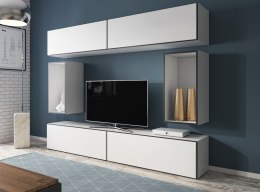 Cama MEBLE Zestaw ROCO 1 (4xRO1 + 2xRO4) biały/ czarny/ biały
