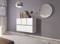 Cama MEBLE Zestaw ROCO 13 (RO1 + 3xRO5) biały/ czarny/ biały