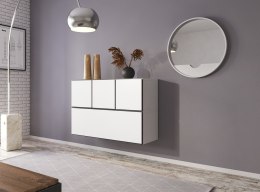 Cama MEBLE Zestaw ROCO 13 (RO1 + 3xRO5) biały/ czarny/ biały
