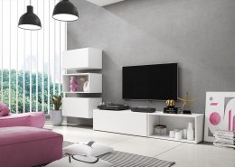 Cama MEBLE Zestaw ROCO 4 (RO1+2xRO3+2xRO4) biały/ biały/ biały