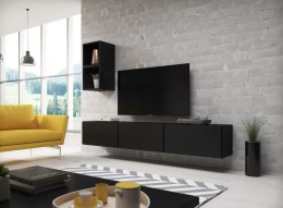 Cama MEBLE Zestaw ROCO 7 (3xRO3 + 2xRO6) czarny/czarny/czarny
