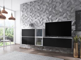 Cama MEBLE Zestaw ROCO 9 (RO1+RO3+2xRO6+2xRO5) bi/bi/cz