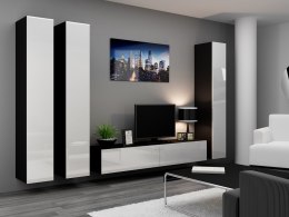 Cama MEBLE Zestaw VIGO 1 czarny/biały połysk