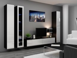 Cama MEBLE Zestaw VIGO 2 czarny/biały połysk