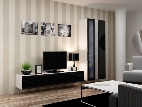 Zestaw VIGO 3 biały/czarny połysk Zestaw VIGO 3 biały/czarny połysk