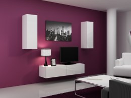 Cama MEBLE Zestaw VIGO 7 biały/biały połysk