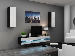 Cama MEBLE Zestaw VIGO NEW 10 czarny/biały połysk