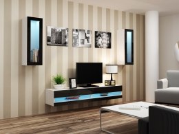 Cama MEBLE Zestaw VIGO NEW 11 biały/czarny połysk