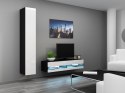 Cama MEBLE Zestaw VIGO NEW 13 czarny/biały połysk