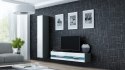 Cama MEBLE Zestaw VIGO NEW 13 szary/biały połysk