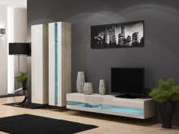 Cama MEBLE Zestaw VIGO NEW 5 sonoma/biały połysk