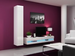 Cama MEBLE Zestaw VIGO NEW 9 biały/biały połysk
