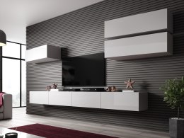 Cama MEBLE Zestaw VIGO SLANT 4 biały/biały połysk