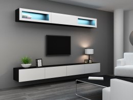 Cama MEBLE Zestaw VIGO 11 czarny/biały połysk