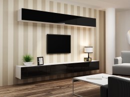 Cama MEBLE Zestaw VIGO 13 biały/czarny połysk