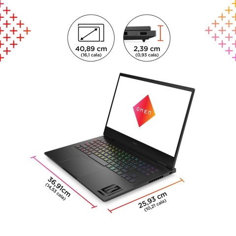 HP OMEN 16-wd0004nw i7-13620H 16,1"FHD 16GB SSD512 RTX 4060_8GB BLKB 70Wh Win11 2Y Shadow Black HP OMEN 16-wd0004nw i7-13620H 16,1"FHD 16GB SSD512 RTX 4060_8GB BLKB 70Wh Win11 2Y Shadow Black