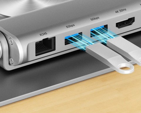 UNITEK PODSTAWKA POD LAPTOP + HUB USB-C, HDMI 1.4, 4K, PD 100W UNITEK PODSTAWKA POD LAPTOP + HUB USB-C, HDMI 1.4, 4K, PD 100W