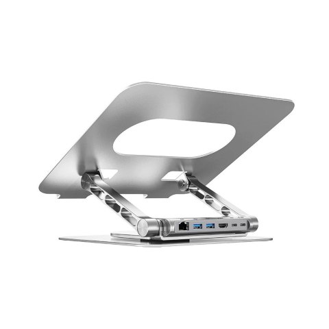UNITEK PODSTAWKA POD LAPTOP + HUB USB-C, HDMI 1.4, 4K, PD 100W UNITEK PODSTAWKA POD LAPTOP + HUB USB-C, HDMI 1.4, 4K, PD 100W