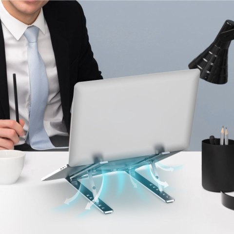 UNITEK PODSTAWKA POD LAPTOP SKŁADANA, ALUMINIUM UNITEK PODSTAWKA POD LAPTOP SKŁADANA, ALUMINIUM