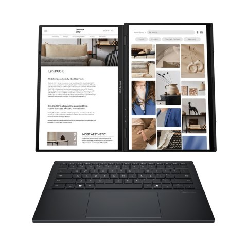 ASUS Zenbook Duo UX8406CA-PZ068X ARL H Core Ultra 9 14.0" 3K 120Hz 400nits Glossy 32GB LPDDR5X SSD2TB Intel Arc Graphics WLAN+BT ASUS Zenbook Duo UX8406CA-PZ068X ARL H Core Ultra 9 14.0" 3K 120Hz 400nits Glossy 32GB LPDDR5X SSD2TB Intel Arc Graphics WLAN+BT