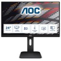 Monitor AOC 24P1 (23,8"; IPS; FullHD 1920x1080; DisplayPort, HDMI, VGA; kolor czarny)