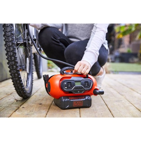 Kompresor Akumulatorowy BDCINF18N Black+Decker Kompresor Akumulatorowy BDCINF18N Black+Decker