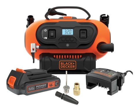 Kompresor Akumulatorowy BDCINF18N Black+Decker Kompresor Akumulatorowy BDCINF18N Black+Decker
